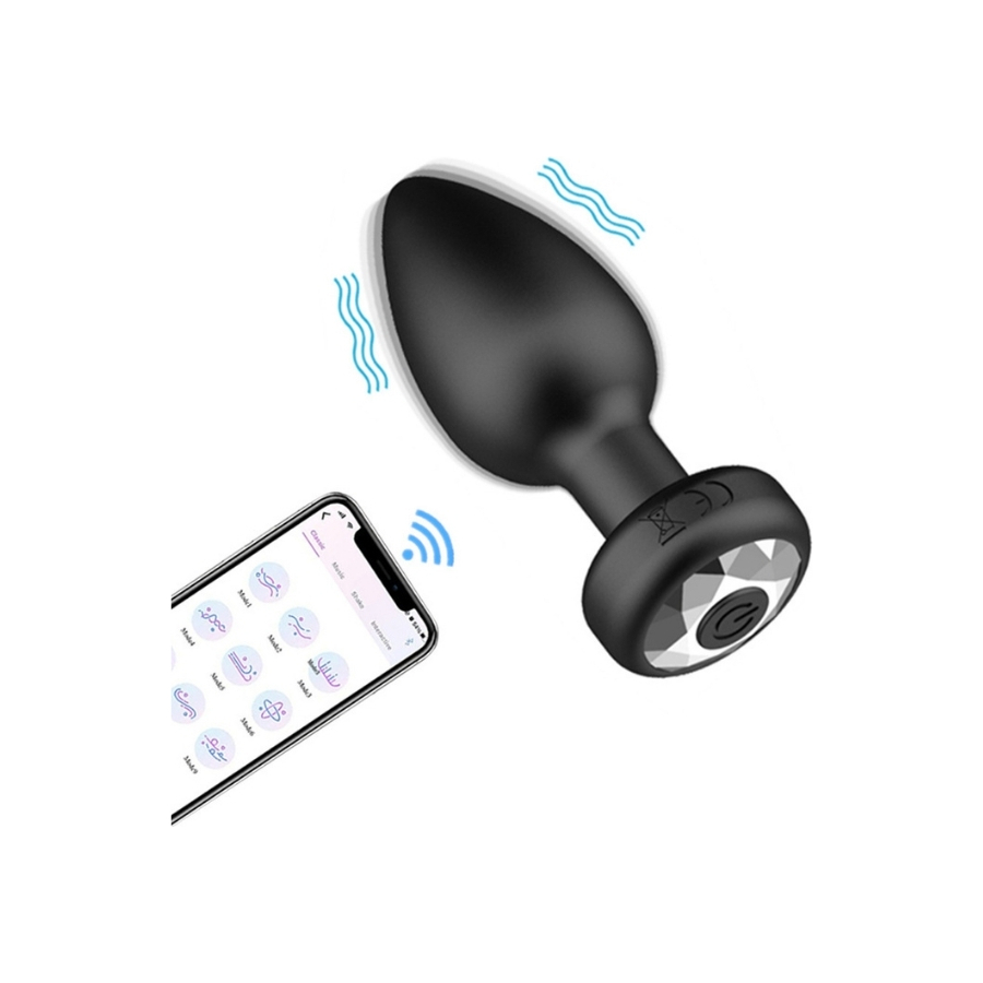 Telefon Kontrollü Titreşimli Anal plug 1