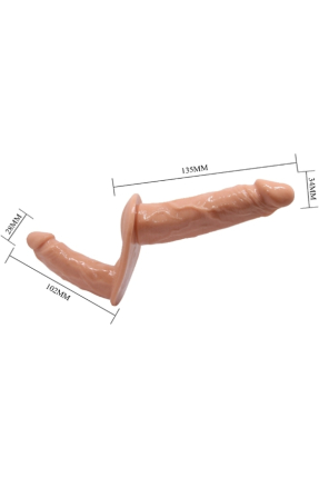 Ultra Oassionate Çift taraflı dildo strapon