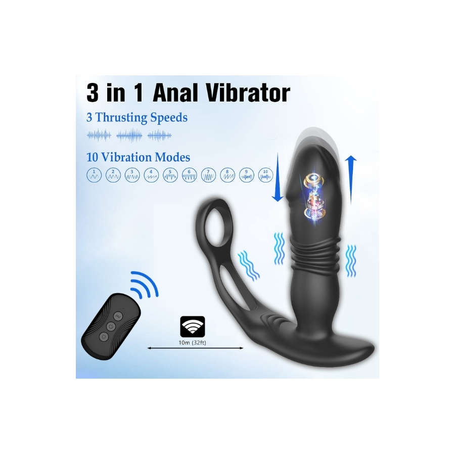 Uzaktan Kumandalı Otomatik Anal Plug – Çift Halkalı Model