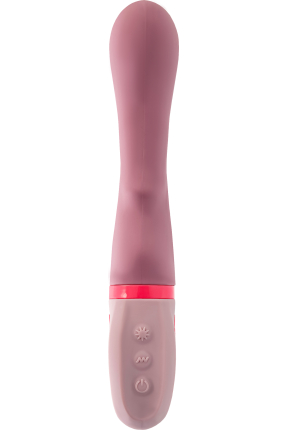 Flovetta Rose Silikon Titreşimli Vibratör – Pembe, 19 cm