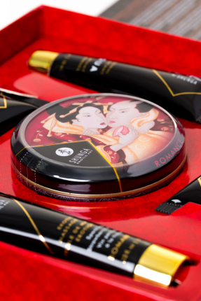 Shunga Geisha' Secret paketi, çilek ve şampanya