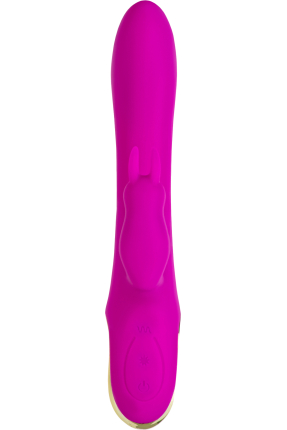 Trinny Üçlü Etkili Silikon Vibratör – Mor, 21,5 cm
