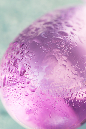 Sexus Glass Vaginal Balls, glass, pink, Ø 2.7 cm