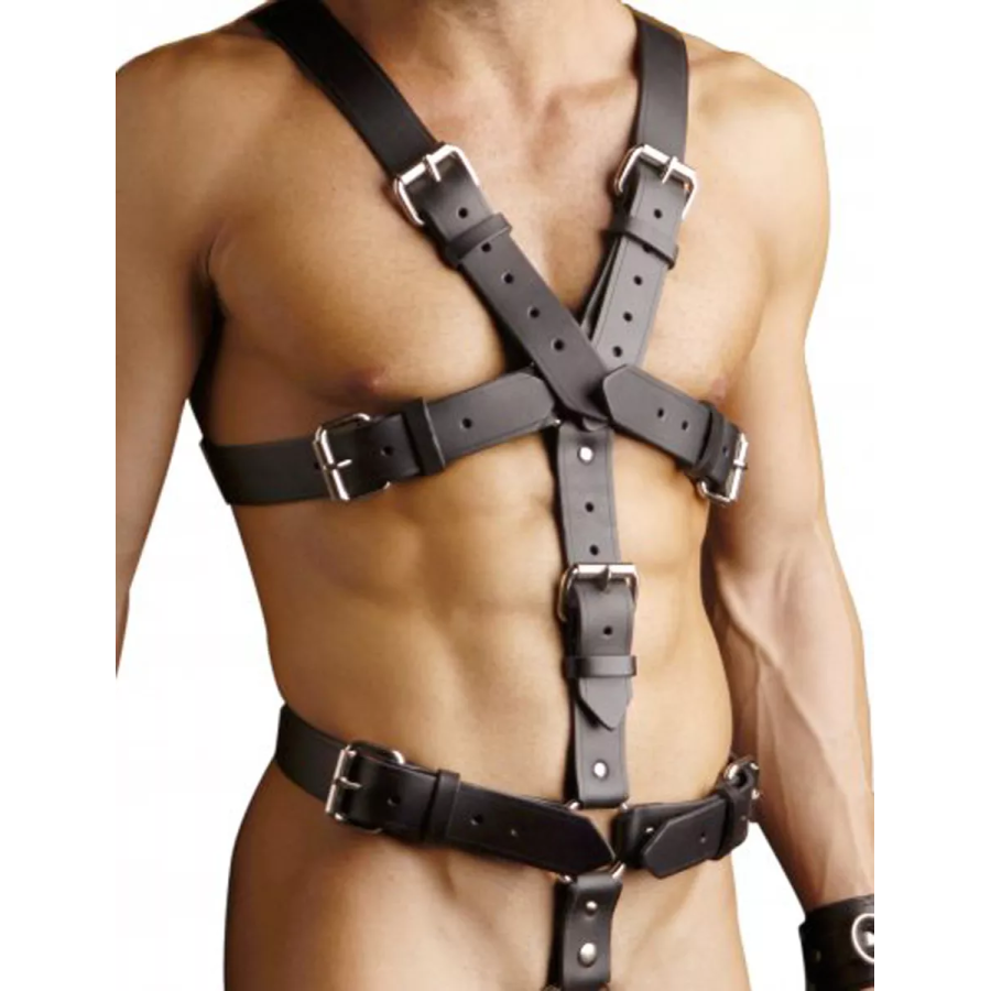 Penis Halkalı Body Harness - Görsel 2
