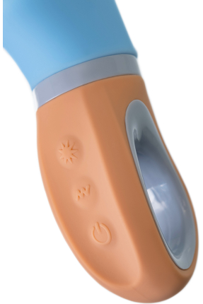 Flovetta Bluebell Silikon Titreşimli Vibratör – Mavi, 18,5 cm
