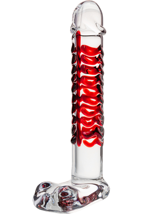 Sexus Glass, glass dildo, transparent, 16 cm