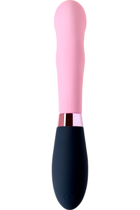 Eromantica Ornella'da 3'ü 1 arada masaj aleti, pembe, silikon, 21,5 cm