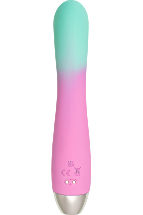Flovetta Orchid G Noktası ve Klitoral Uyarıcı Silikon Vibratör – Mint Pembe, 21 cm
