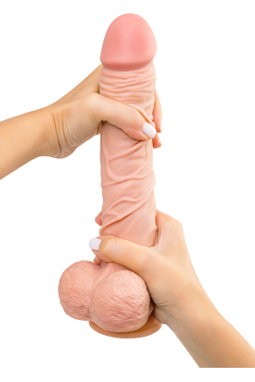 My Idol Realistic Cartilaginous Dildo – TPE, Skin Tone, 28.5 cm