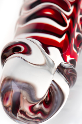 Sexus Glass, glass dildo, transparent, 16 cm