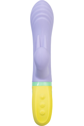 Flovetta Wisteria G Noktası ve Klitoral Uyarıcı Silikon Vibratör – Mor, 18,5 cm