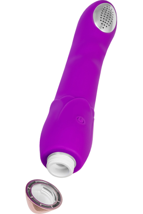 Wesea Silikon Titreşimli Duş Başlığı – Mor, 20,5 cm