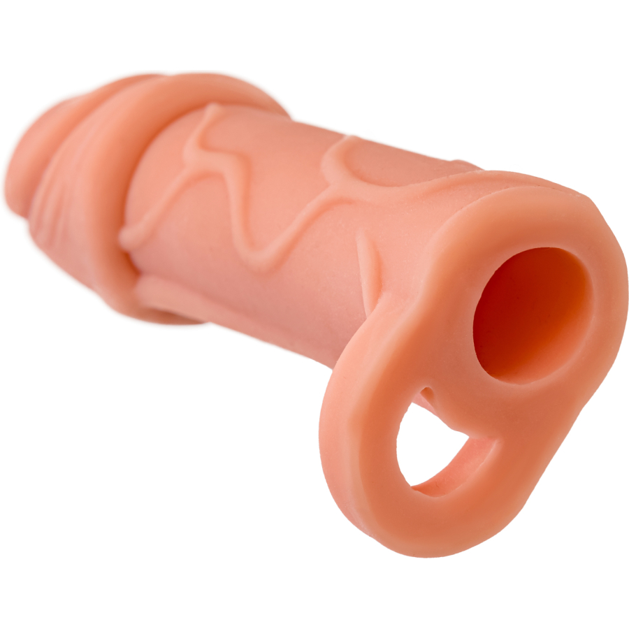 XLover by TOYFA Penis Kılıfı – Boyut Artırıcı, TPE, Ten Rengi, 16 cm - Görsel 5