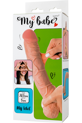 My Idol Realistic Cartilaginous Dildo – TPE, Skin Tone, 28.5 cm