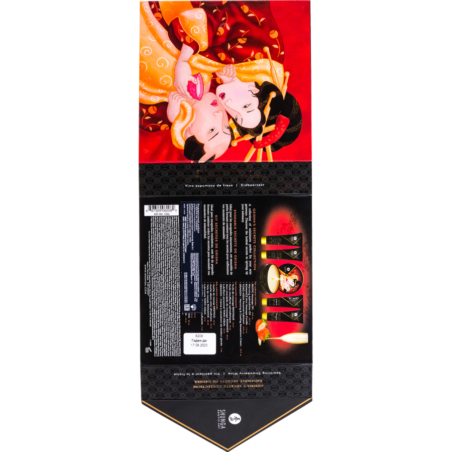 Shunga Geisha' Secret paketi, çilek ve şampanya - Görsel 7