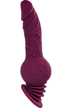 Striker Mini Seks Makinesi – Uzaktan Kumandalı, Silikon, Mor, 23,5 cm