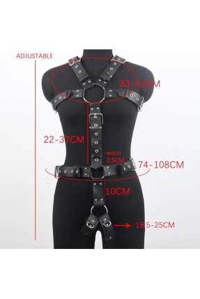 Penis Halkalı Body Harness