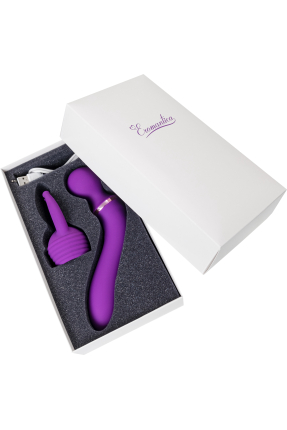 Eromantica Uma çok fonksiyonlu vibratör, silikon, mor, 20 cm