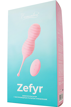 Eromantica 2'si 1 arada ZEFYR Mini Vibratör Silikon, pembe, 17,3 cm