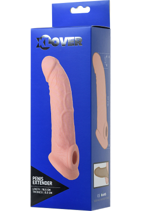 XLover Penis Sleeve, size enhancer, TPE, 16.5 cm