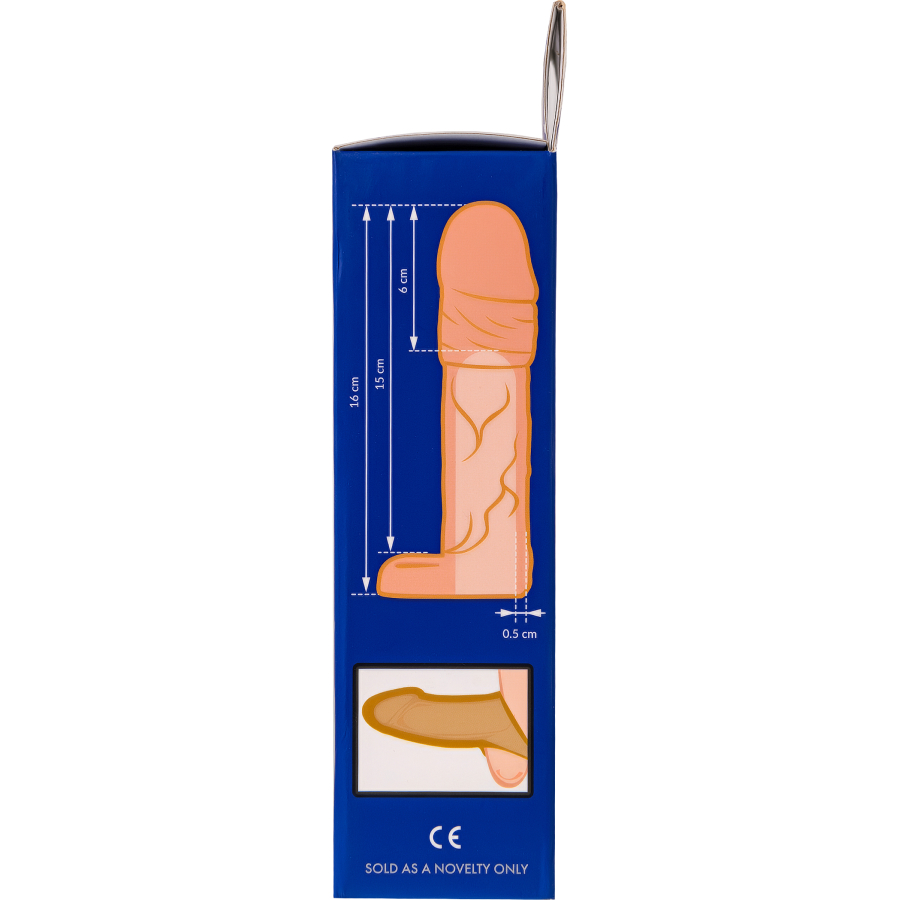 XLover by TOYFA Penis Kılıfı – Boyut Artırıcı, TPE, Ten Rengi, 16 cm - Görsel 10