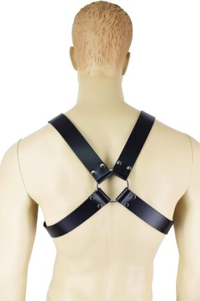 Penis Ring X-Harness - Genuine Leather