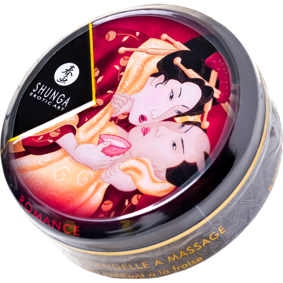 Shunga Geisha' Secret paketi, çilek ve şampanya