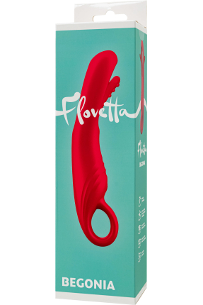 Flovetta Begonia Hareketli Dilli Silikon Stimülatör – Pembe, 18,5 cm