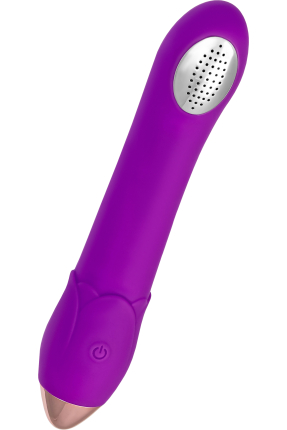 Wesea Silikon Titreşimli Duş Başlığı – Mor, 20,5 cm