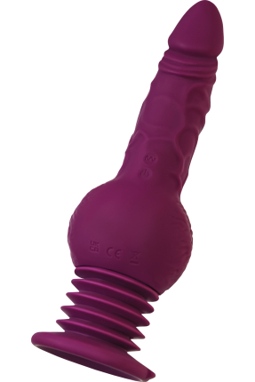 Striker Mini Seks Makinesi – Uzaktan Kumandalı, Silikon, Mor, 23,5 cm