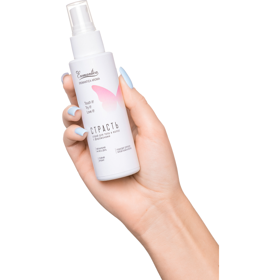 Eromantica "Tutku" için vücut ve saç spreyi, 110 ml