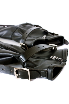 Restraint Leather Socks With Padlocks
