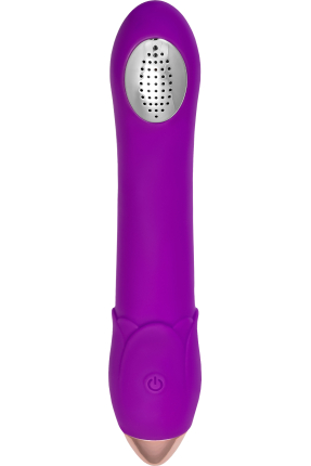 Wesea Silikon Titreşimli Duş Başlığı – Mor, 20,5 cm