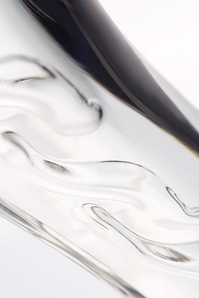 Sexus Glass, glass dildo, transparent, 17.5 cm
