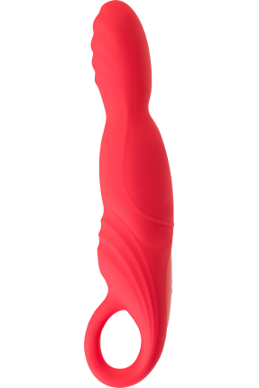 Flovetta Carnation Hareketli Başlıklı G Nokta Uyarıcılı Vibratör  – Pembe, 19 cm