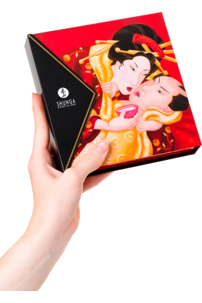 Shunga Geisha' Secret paketi, çilek ve şampanya