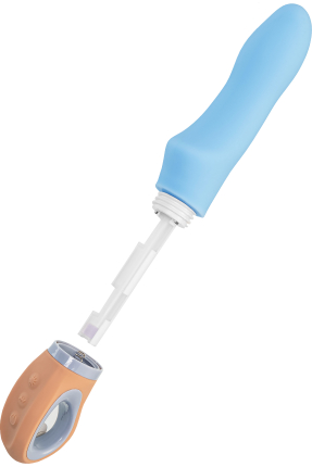Flovetta Bluebell Silikon Titreşimli Vibratör – Mavi, 18,5 cm