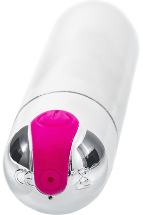Liting 10 Modlu Titreşimli Mermi Vibratör – ABS Plastik, Gümüş, 9,5 cm