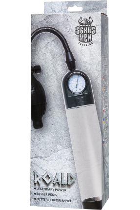 Sexus Men Training Roald mechanical penis pump, ABS plastic, black, 61 cm