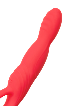 Flovetta Carnation Hareketli Başlıklı G Nokta Uyarıcılı Vibratör  – Pembe, 19 cm