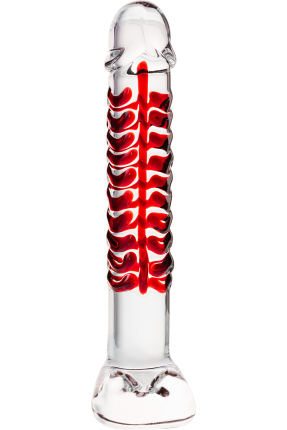Sexus Glass, glass dildo, transparent, 16 cm