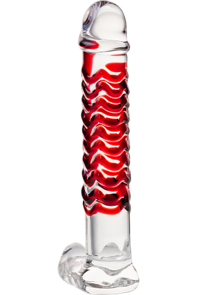 Sexus Glass, glass dildo, transparent, 16 cm