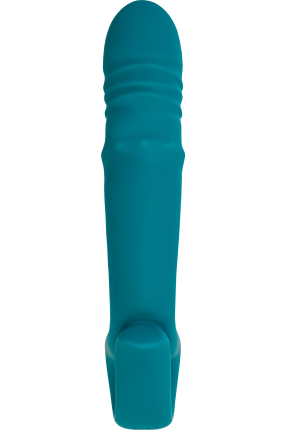 JOS Mija Up&Down Fonksiyonlu ve Uyarıcı Halkalı Silikon Vibratör – Yeşil, 19 cm