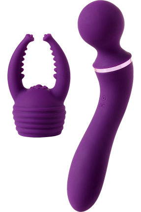 Eromantica Uma çok fonksiyonlu vibratör, silikon, mor, 20 cm