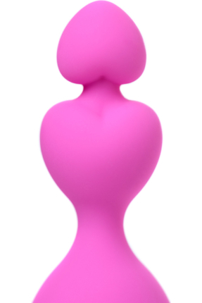 Eromantica anal zinciri, silikon, pembe, 18,5 cm, Ø 3,1 cm
