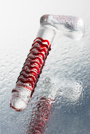 Sexus Glass, glass dildo, transparent, 16 cm
