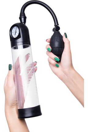 Sexus Men Training Roald mechanical penis pump, ABS plastic, black, 61 cm