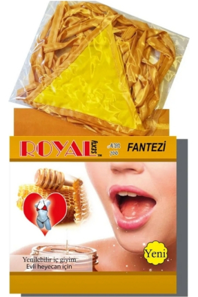 Royal Yenilebilir Tanga Sütyen Bal Aromalı