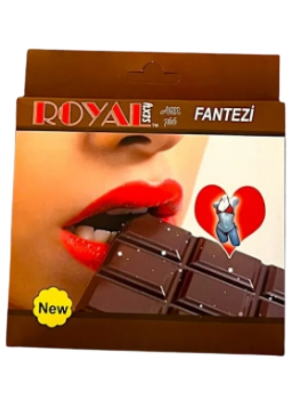 Royal Yenilebilir Tanga Sütyen Çikolata Aromalı