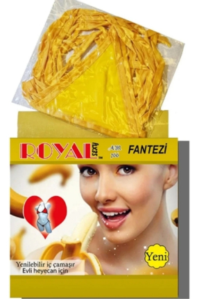 Royal Yenilebilir Tanga Sütyen Muz Aromalı